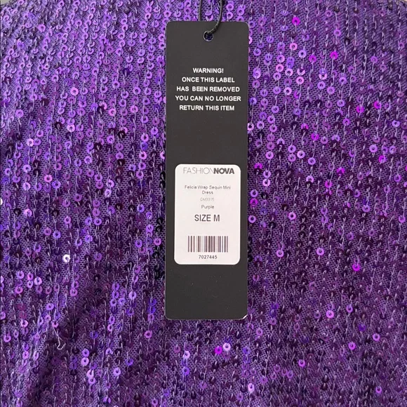 Fashion Nova Sequin Dress NWT - Picture 6 of 6